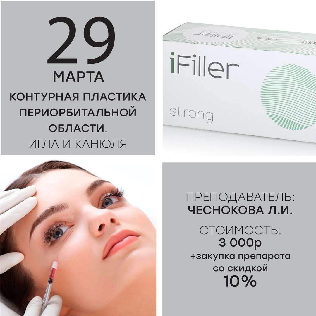 Контурная пластика периорбитальной области. Игла и канюля